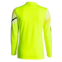 Joma koszulka długorękawowa Elite XI (sweatshirt, pół-zamek) fluogelb/czarny Damska