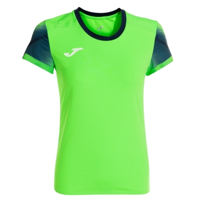 Joma Koszulka biegowa Elite XI (szybkoschnąca, oddychająca) fluorescencyjna zieleń/marynarka Damska