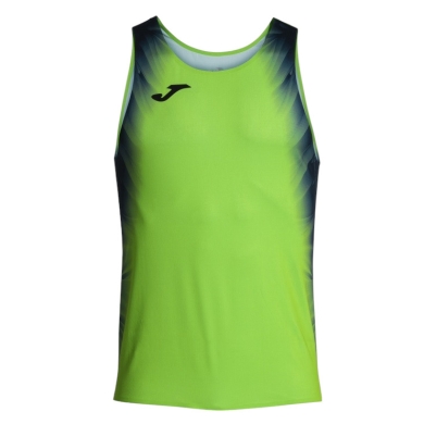 Joma Tank Top Biegowy Elite XI (bez rękawów) fluorescencyjna zieleń/marynarski niebieski mężczyźni