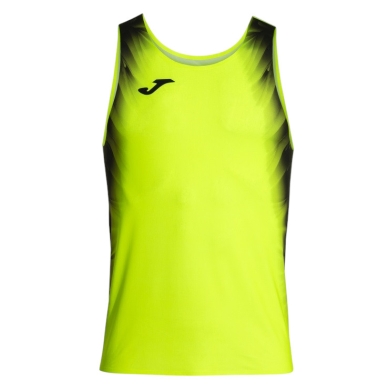 Joma Tank Top Biegowy Elite XI (bez rękawów) fluogelb/czarny dla mężczyzn