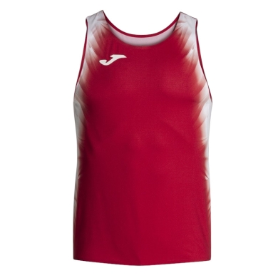 Joma Tank Top Biegowy Elite XI (bez rękawów) czerwono/biały męski