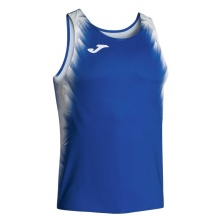 Joma Tank Top Biegowy Elite XI (bez rękawów) niebiesko-biały męski