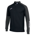 Joma Pullover Eco Championship Sweatshirt (pół-zamek, wysoki komfort noszenia) czarny/anthrazitowy mężczyźni