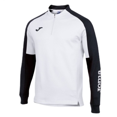 Joma Pullover Eco Championship Sweatshirt (Zamek błyskawiczny, wysoki komfort noszenia) biały/czarny mężczyźni