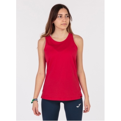 Joma Sport-Tank Top Oasis (100% bawełna) czerwony damski