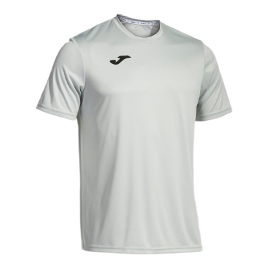 Joma Sport-Tshirt Combi (100% poliester) jasnoszary mężczyźni