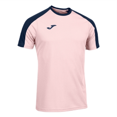 Joma Sport-Tshirt Eco Championship (lekki, oddychający) różowy/marynarski niebieski mężczyźni