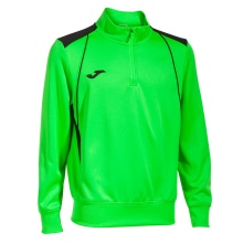 Joma Pullover Championship VII Sweatshirt (Half-Zip, Fleece-Wnętrze) neonzielony Mężczyźni