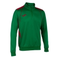 Joma Pullover Championship VII Sweatshirt (Half-Zip, Fleece-Wnętrze) zielono/czerwony męski