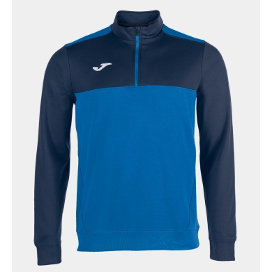 Joma Pullover Winner Sweatshirt (1/2 Zamek, 100% Poliester) niebieski królewski/granatowy męski