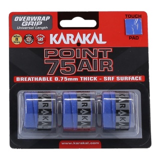 Karakal Overgrip Point Air 0.75mm niebieski 3 szt.