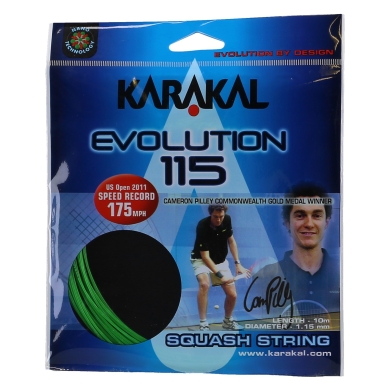 Karakal Squashowa Sznur Evolution 115 zielony 10m Zestaw