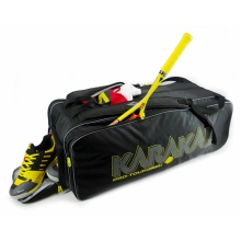 Karakal Racketbag Pro Tour 2.0 Elite (torba na rakiety, 3 główne komory) czarna 12-sztukowa