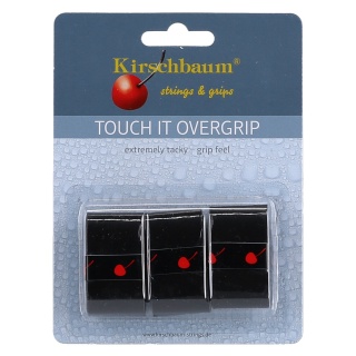 Kirschbaum Overgrip Touch it 0.5mm (ekstremalne chwytanie) czarny 3 szt.