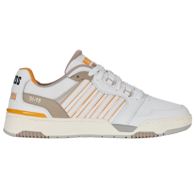 KSwiss Sneakers Si-18 Rival (skóra) 2025 biały/taupe/pomarańczowy męski