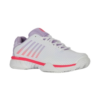 KSwiss buty tenisowe Hypercourt Express 2 HB Clay/Sandplatz 2025 białe/orchid/pink damskie