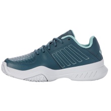 KSwiss Buty tenisowe Court Express Omni Allcourt 2024 tealblue/biały Dzieci