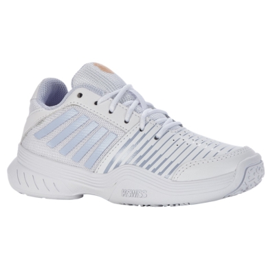 KSwiss buty tenisowe Court Express Omni Allcourt 2024 biały/fioletowy/brzoskwiniowy dziecięce