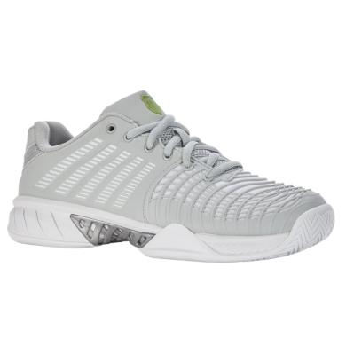 KSwiss Buty tenisowe Express Light 3 Allcourt szare/białe/lime zielone Damskie