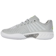 KSwiss Buty tenisowe Express Light 3 Clay/Na korty 2024 szary/biały/limonkowy damskie