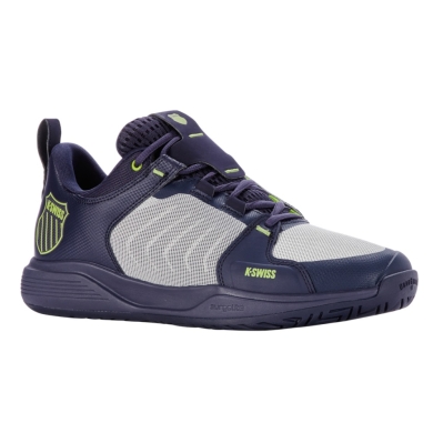 KSwiss Buty tenisowe Ultrashot Team Allcourt 2024 peacoat niebieskie/szare/limonkowe męskie