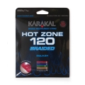 Karakal Squashowa Sznur Hot Zone Pleciony 120 (Moc+Kontrola) 1.20mm czerwony 11m Zestaw