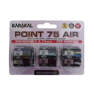 Karakal Overgrip Point Air 0.75mm czarny 3 szt.