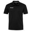 Kempa Sport-Polo Poli (100% Poliester) czarny Mężczyźni