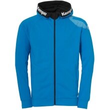 Kempa Bluza z kapturem (Hoodie) Full Zip Core 26 kempablau Mężczyźni