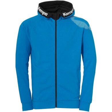 Kempa Bluza z kapturem (Hoodie) Full Zip Core 26 kempablau Mężczyźni