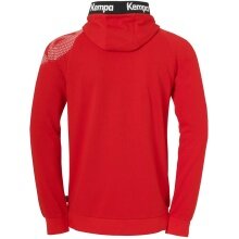 Kempa Bluza z kapturem (Hoodie) Full Zip Core 26 czerwona męska