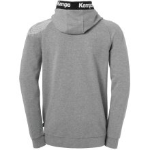 Kempa Bluza z kapturem (Hoodie) Full Zip Core 26 szara dziecięca