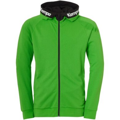 Kempa Bluza z kapturem (Hoodie) Full Zip Core 26 zielona Mężczyźni