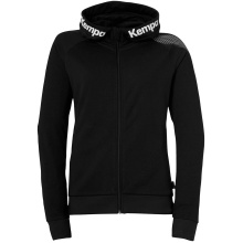 Kempa Bluza z kapturem (Hoodie) Full Zip Core 26 czarna Damska