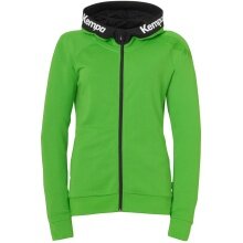 Kempa Bluza z kapturem (Hoodie) Full Zip Core 26 zielona Damska