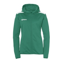 Kurtka z kapturem Kempa Emotion 27 Full-Zip (przyjemne uczucie noszenia) zielona damska