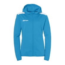 Kurtka z kapturem Kempa Emotion 27 Full-Zip (przyjemne uczucie noszenia) kempablau/biały damska