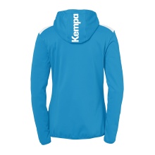 Kurtka z kapturem Kempa Emotion 27 Full-Zip (przyjemne uczucie noszenia) kempablau/biały damska