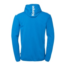 Kempa Kurtka z kapturem Emotion 27 Full-Zip (przyjemne uczucie noszenia) kempablau/biały Mężczyźni