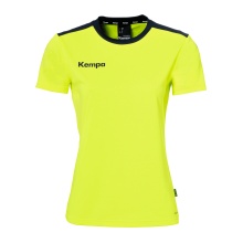 Kempa Sport-Shirt Emotion 27 (100% Poliester) żółty/granatowy Damski