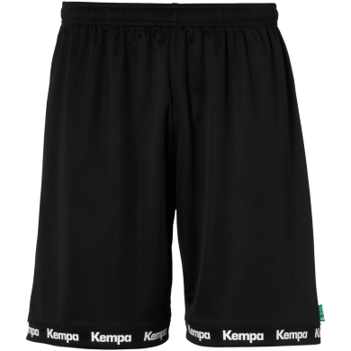 Kempa Spodenki Sportowe Short Wave 26 (100% Poliester) krótkie czarne dziecięce