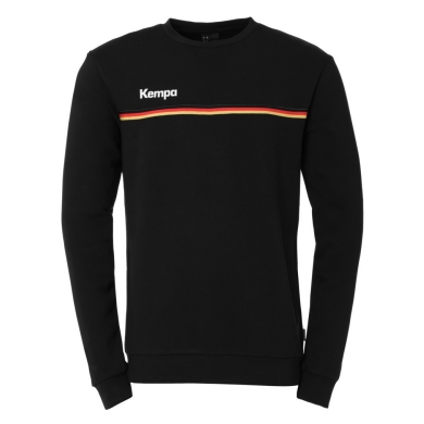 Kempa Sweatshirt Team Niemcy (przyjemne uczucie noszenia) czarny mężczyźni