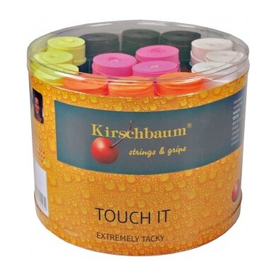 Kirschbaum Overgrip Touch it 0.5mm (ekstremalna przyczepność) kolorowo sortowane 60 sztuk w pudełku