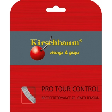 Kirschbaum Sznur tenisowy Pro Tour Control (Trwałość+Kontrola) srebrny 12m Zestaw