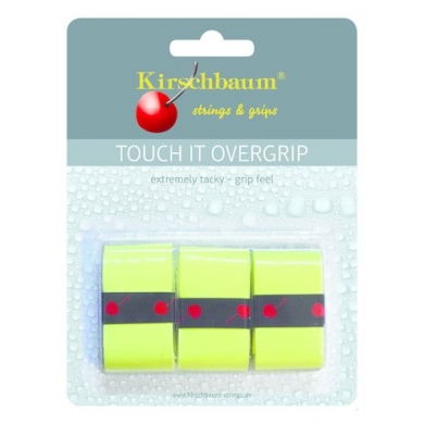 Kirschbaum Overgrip Touch it 0.5mm (ekstremalne chwytanie) żółty 3 szt.