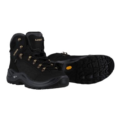 Lowa Buty trekkingowe Renegade Warm Mid GTX (Zimowe, wielozadaniowe, wodoodporne) czarne/szampańskie Damskie