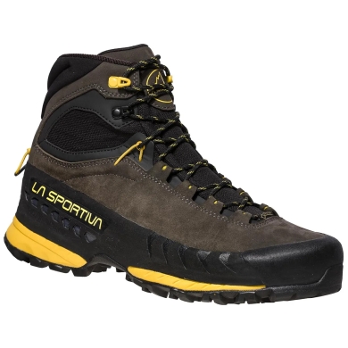 La Sportiva Buty trekkingowe TX 5 GTX Nubuck (wodoodporne, stabilne, ochronne) w kolorze węgla/żółtym męskie