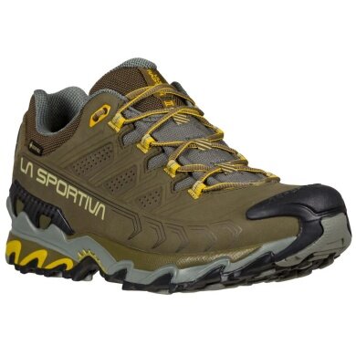 La Sportiva Trail-Wanderschuhe Ultra Raptor II Leather Wide GTX (skóra nubukowa, wodoodporna) zielony męski