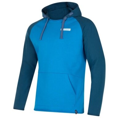 La Sportiva Bluza z kapturem Telendos Hoody (Bawełna) elektryczny niebieski/burzowy niebieski Mężczyźni