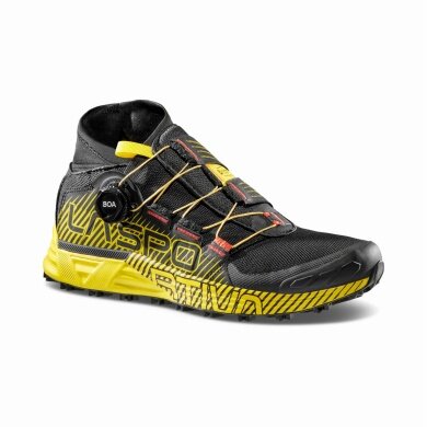 La Sportiva Buty biegowe Trail Cyklon (System BOA® Fit) czarny/żółty męskie